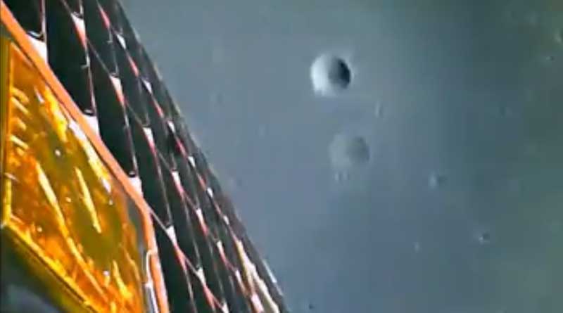 Chandrayaan 3 Mission: Lander Vikram's imager camera captures new video of south pole of Moon just after being active | Sangbad Pratidin