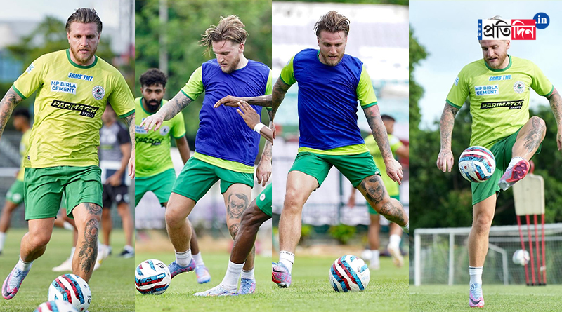 Mohun Bagan's star striker Jason Cummings might be available in derby । Sangbad Pratidin
