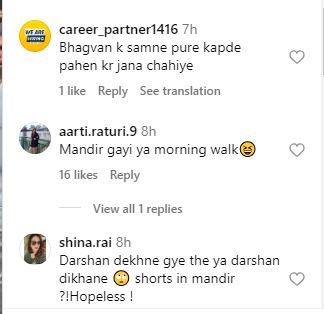 Ekta Comments