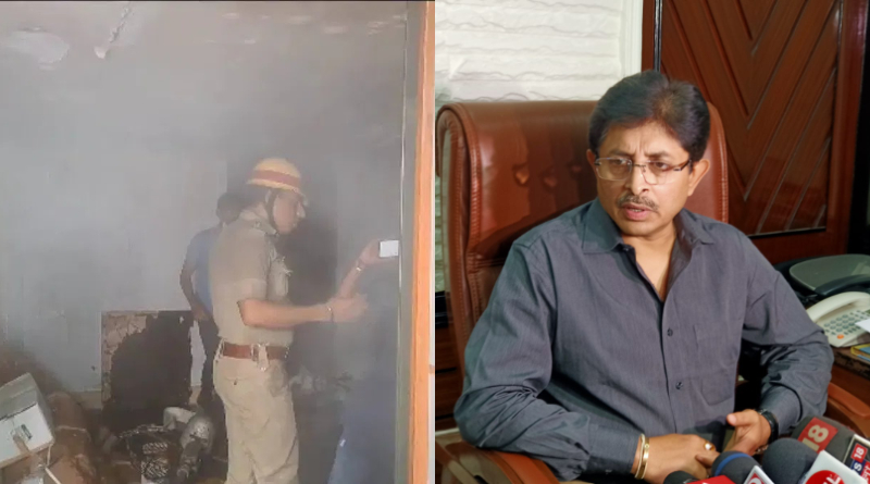 Small fire, nothing affected at Eden Gardens dressing room, says Snehasish Ganguly। Sangbad Pratidin