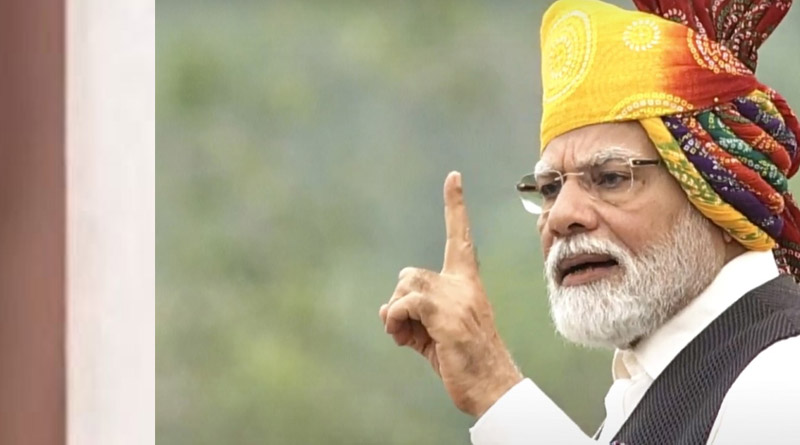 Here are the words PM Modi used most times in his Independence day speech | Sangbad Pratidin
