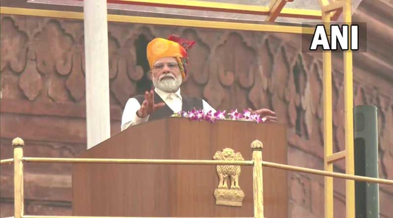 PM Modi ssounds Lok Sabha poll bugle from Red Fort on I-Day | Sangbad Pratidin
