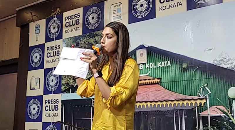 TMC MP Nusrat Jahan reaches ED Office at CGO Complex in Salt Lake with documents |Sangbad Pratidin