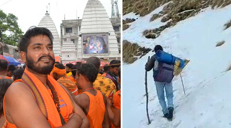 Youth walks for eight months to complete 12 Jyotirlinga Shrines, shares experience after reaching Purulia | Sangbad Pratidin