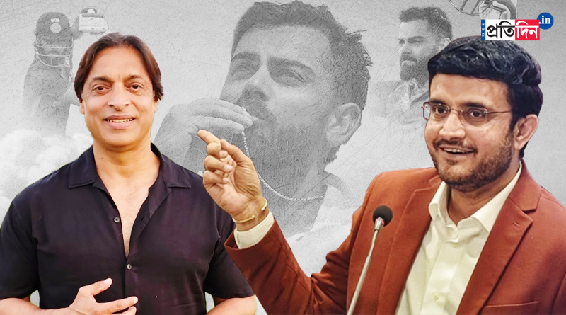 Sourav Ganguly gives savage reply to Shoaib Akhtar । Sangbad Pratidin