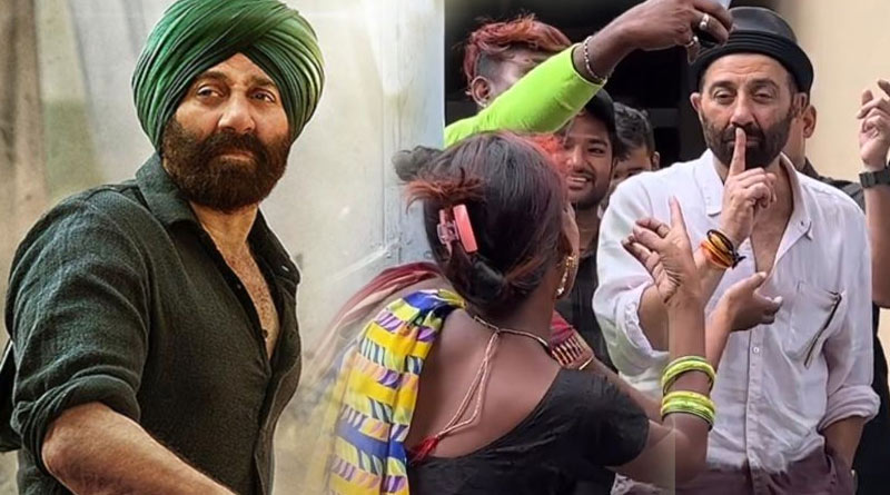 Sunny Deol Gets irritated when a fan tried to touch him | Sangbad Pratidin