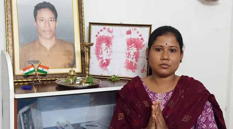 Pulwama's martyrs wife BJP candidate of Dhupguri By election । Sangbad Pratidin