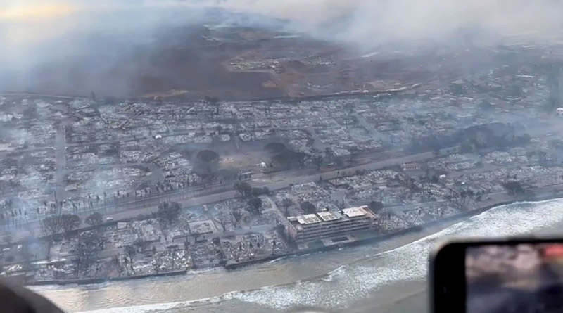 Hawaii hit by wildfire, 6 confirmed dead। Sangbad Pratidin