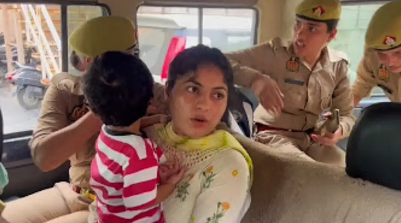 Like Seema Haider, Now Bangladeshi Woman Arrives In Noida With Infant | Sangbad Pratidin