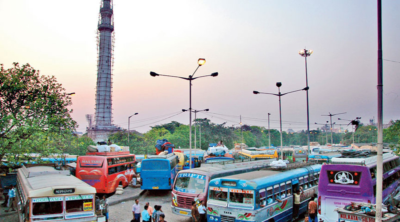 Bus terminus will be removed from Dharmatala, stoppage will be available | Sangbad Pratidin