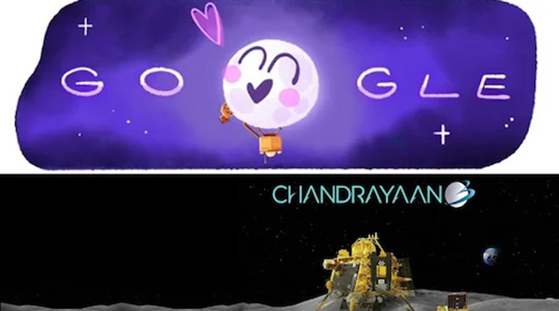 Google doodle celebrates success of Chandrayaan 3 | Sangbad Pratidin