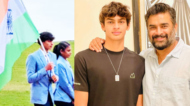 Madhavan Shares Video Of Son Vedaant As India's Flagbearer At Commonwealth Youth Games | Sangbad Pratidin
