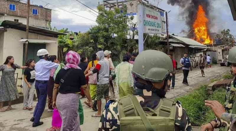 Manipur Violence: Police personnel killed, arms looted in Manipur | Sangbad Pratidin