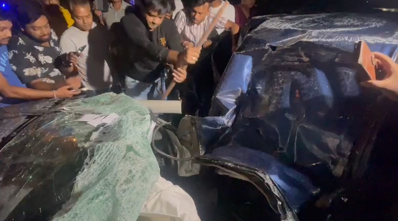 Road mishap at Maa flyover, Kolkata, 1 killed | Sangbad Pratidin