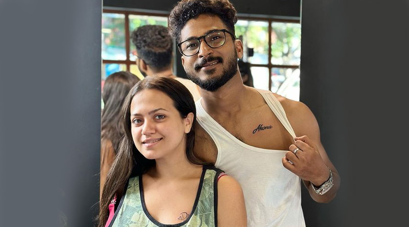 Anurager Chhowa serial famed Ahona Dutta have tattoo of lover's name | Sangbad Pratidin