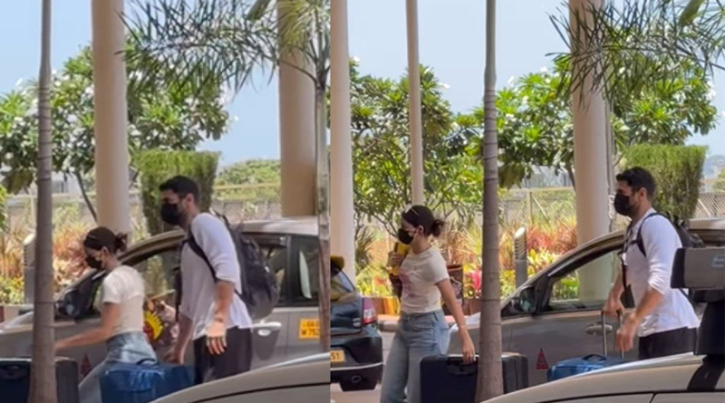 Ananya Panday, Aditya Roy Kapur clicked at Goa airport amid dating rumours| Sangbad Pratidin