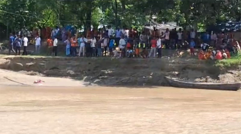 18 Children Missing After Bihar Boat Accident and all Going To School | Sangbad Pratidin