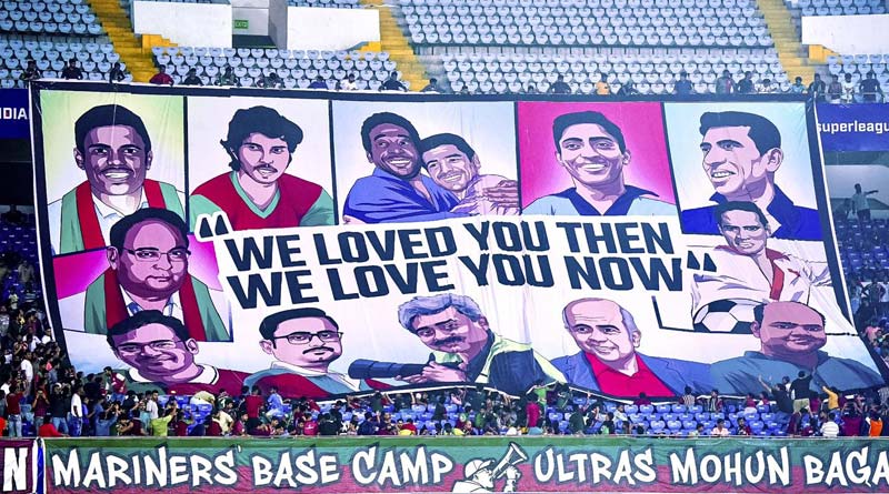 ISL 10: Brilliant tifo steals limelight as Mohun Bagan beats Punjab FC | Sangbad Pratidin