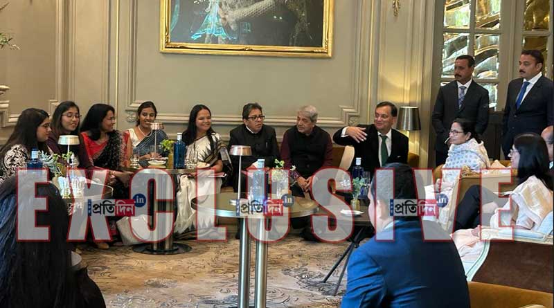 CM Mamata Banerjee meets Bengali diaspora in Madrid and advise to celebrate Bangla Divas on Poila Baisakh