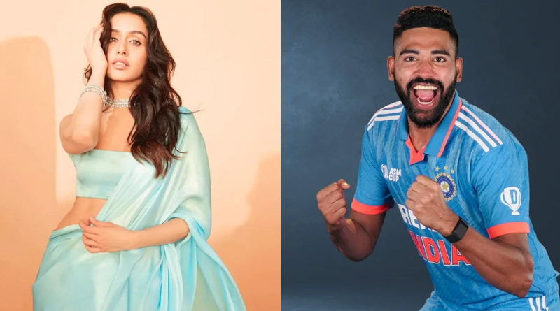Actress Shraddha Kapoor shares a hilarious message for Mohammed Siraj | Sangbad Pratidin