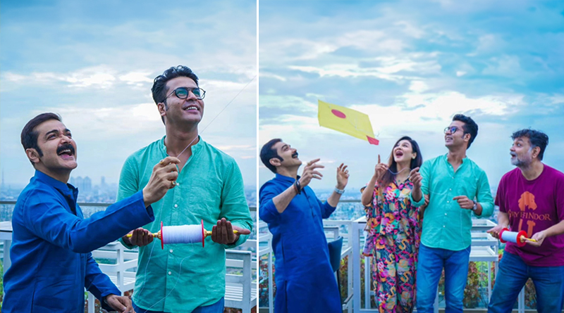 Team Dawshom Awbotaar Prosenjit, Srijit celebrates Biswakarma Puja | Sangbad Pratidin