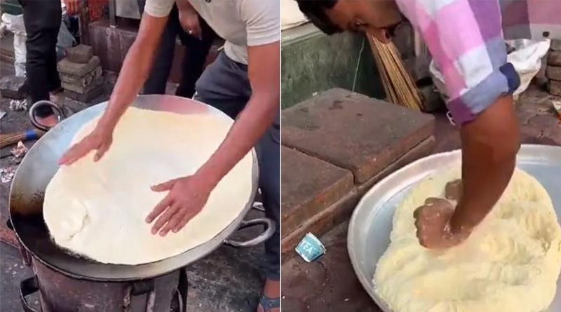 Controversy over Street Food Paratha making Viral Video | Sangbad Pratidin