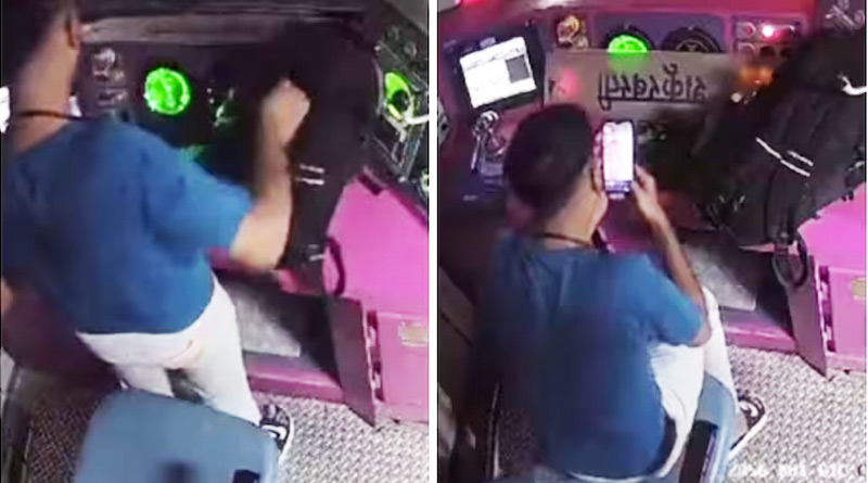 Mathura Train Derails: Staff On Video Call Keeps Bag On Throttle | Sangbad Pratidin