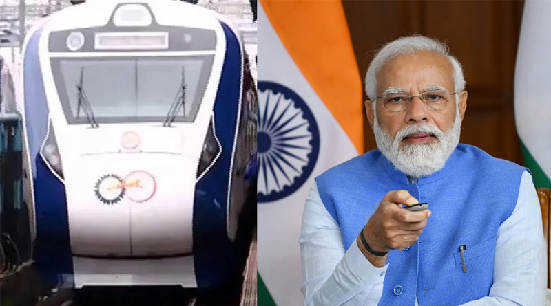 Now PM Narendra Modi flags off 9 Vande Bharat trains across 11 states in Video Conference | Sangbad Pratidin