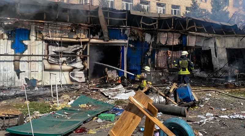 Errant Ukrainian missile hit busy market, killed 16। Sangbad Pratidin