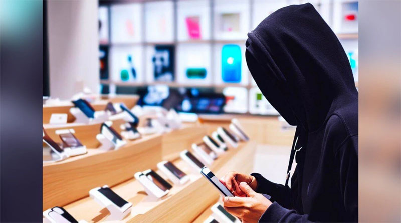 China woman chew off anti theft cable to steal iPhone 14, later gets caught | Sangbad Pratidin