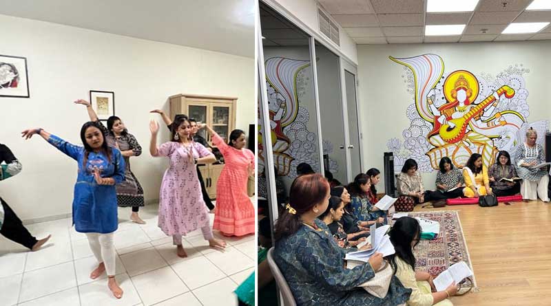 Durga Puja in Dubai, Mahalaya witnesses crowd with cultural programme | Sangbad Pratidin