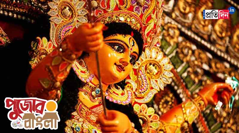 Gramer Durga Puja: Theme of Murshidabad Durga Puja based on mobile towers harming birds | Sangbad Pratidin