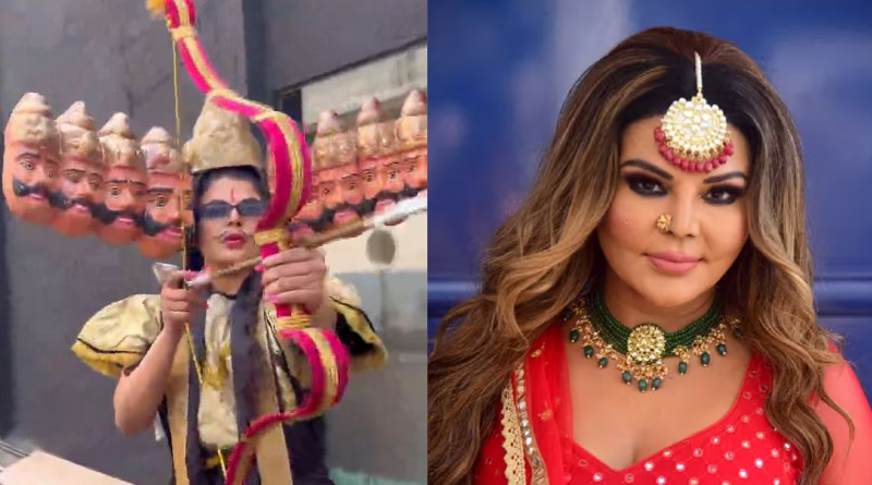 Rakhi Sawant as Ravana Avatar video goes Viral| Sangbad Pratidin