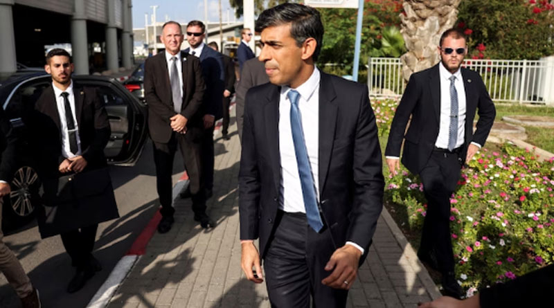 UK PM Rishi Sunak reaches Israel। Sangbad Pratidin