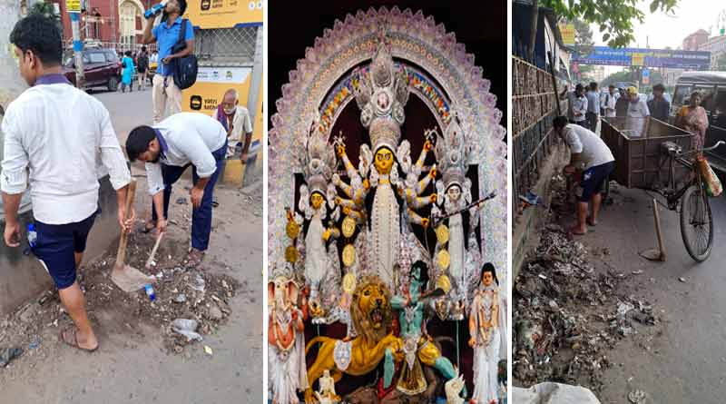 Durga Puja News 2023: Rail authority looks for cleanliness in Howrah and Sealdah station । Sangbad Pratidin