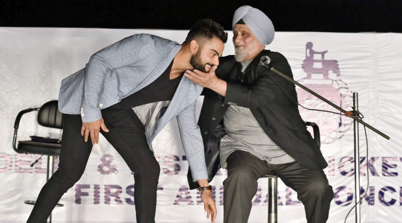 Bishan Singh Bedi+Virat Kohli