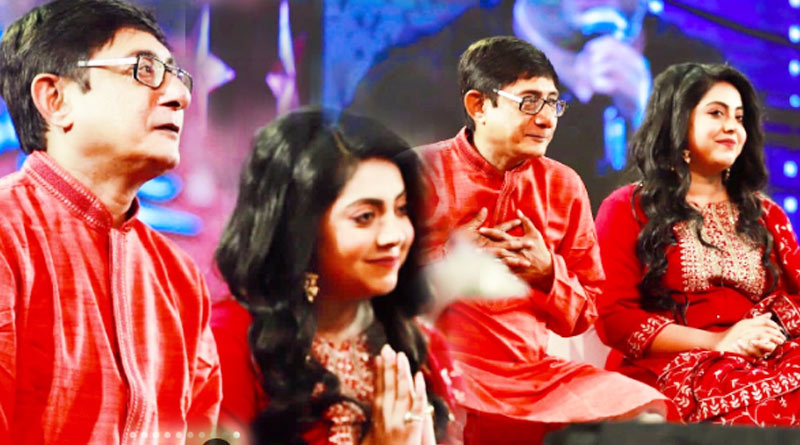 Durga Puja 2023: Kanchan Mullick, Sreemoyee Chattoraj twinning Red in Chaturthi