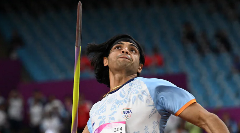 Controversy on first throw of Neeraj Chopra in Asian Games final | Sangbad Pratidin