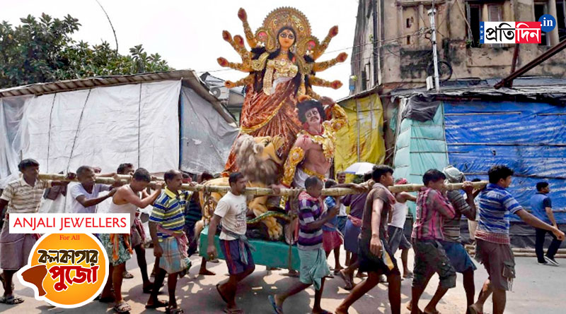 Durga Puja 2023: Lalbazar's New route strategy for taking out Durga idols from Kumortuli | Sangbad Pratidin