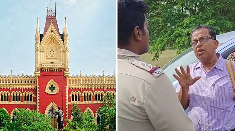 Police allegedly stopped Prof Ambikesh Mahatra to enter in village at Jaynagar