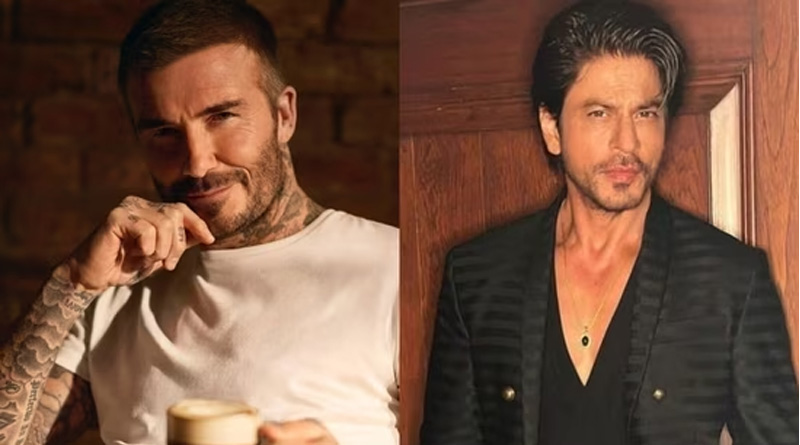 Shah Rukh Khan ‘almost’ features in 'group pic' with Gauri Khan, Suhana, Aryan from Beckham welcome party| Sangbad Pratidin
