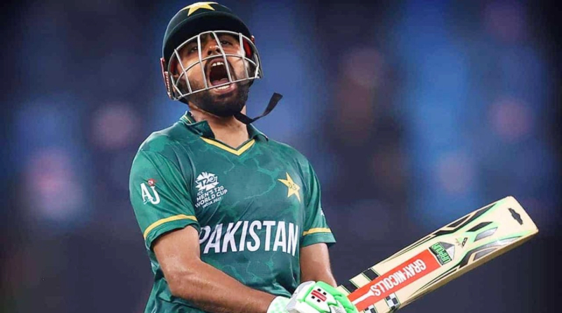 Babar Azam chasing Mohammad Rizwan with his bat during practice, video gone viral। Sangbad Pratidin