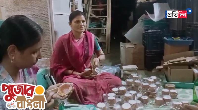 Diwali 2023: Howrah man makes scented diya before Diwali । Sangbad Pratidin