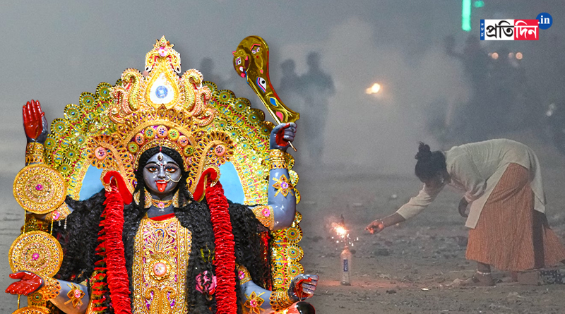 Kali Puja 2023: Fire crackers burst all over WB, caused massive air pollution in Kolkata and Howrah | Sangbad Pratidin
