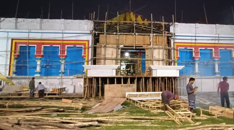Kali Puja 2023: Puja committees prepare to celebrate puja with various themes | Sangbad Pratidin