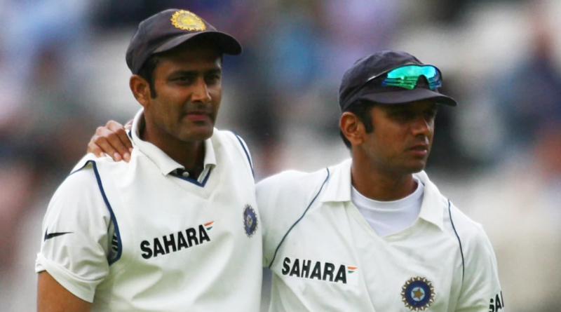 Anil kumble and Rahul Dravid 