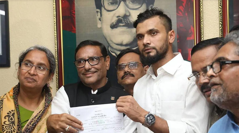 Bangladesh cricketer Mashrafe Bin Mortaza to fight polls on Awami ticket | Sangbad Pratidin
