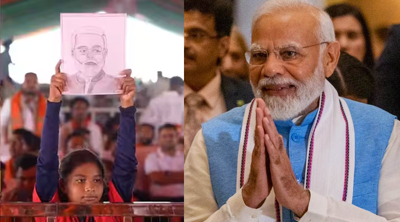 PM Modi Writes Letter To Chhattisgarh Girl Who Sketched Him | Sangbad Pratidin