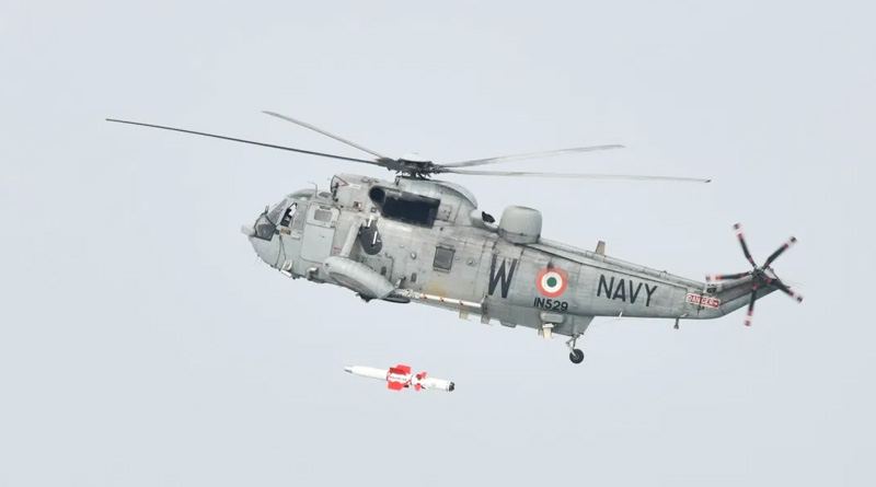 DRDO and Indian Navy tests first indigenously developed anti-ship missile | Sangbad Pratidin