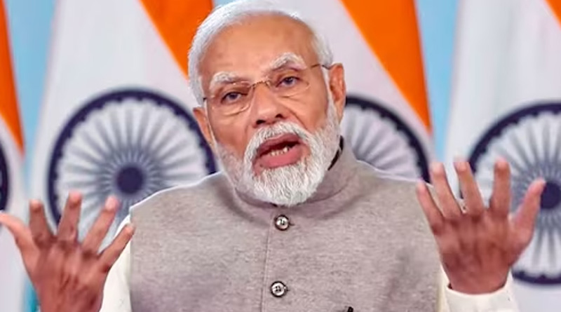 ‘Mere paas cycle bhi nahi hai’, PM Modi says at Viksit Bharat Yatra Meet। Sangbad Pratidin